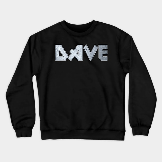 Heavy metal Dave Crewneck Sweatshirt by KubikoBakhar